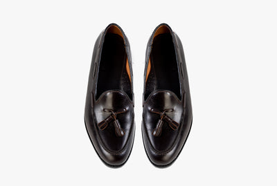 The Grand Tassel Loafer - Mahogany Brown - Marquina Shoemaker